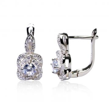 925 Silver Cubic Zirconia Earrings