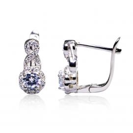 925 Silver Cubic Zirconia Earrings