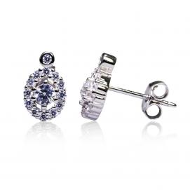 925 Silver Cubic Zirconia Earrings