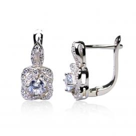 925 Silver Cubic Zirconia Earrings