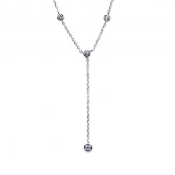 925 Silver Cubic Zirconia Necklace