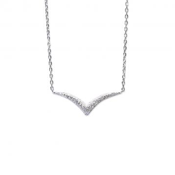 925 Silver Cubic Zirconia Necklace