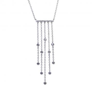 925 Silver Cubic Zirconia Necklace