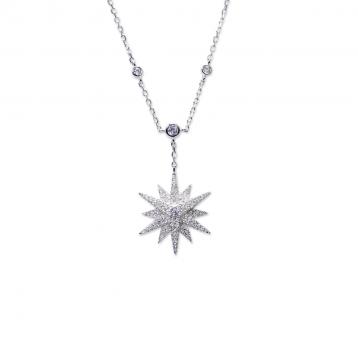 925 Silver Cubic Zirconia Necklace