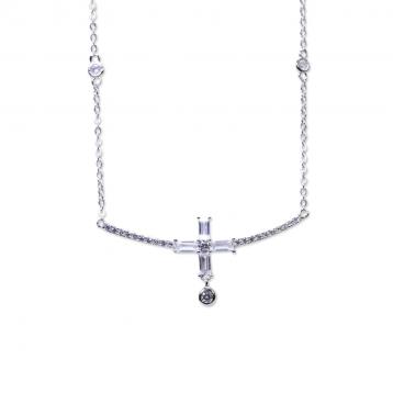 925 Silver Cubic Zirconia Necklace