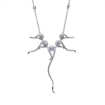 925 Silver Cubic Zirconia Necklace