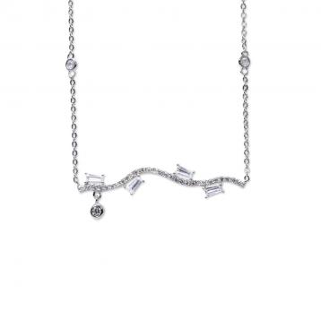 925 Silver Cubic Zirconia Necklace