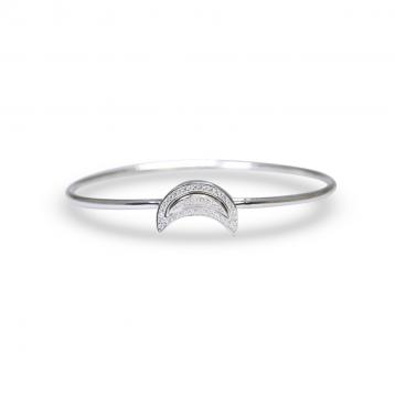 925 Silver Cubic Zirconia Bangle