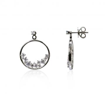 925 Silver Cubic Zirconia Earring