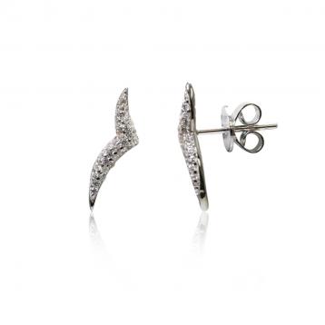 925 Silver Cubic Zirconia Earring