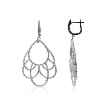 925 Silver Cubic Zirconia Earring