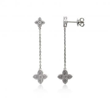 925 Silver Cubic Zirconia Earring