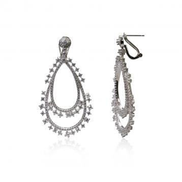 925 Silver Cubic Zirconia Earring