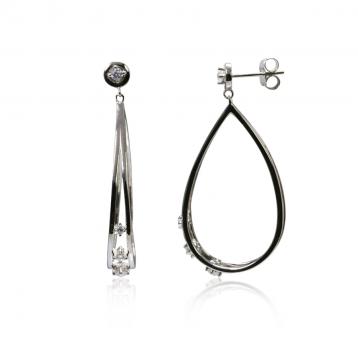 925 Silver Cubic Zirconia Earring