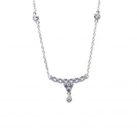 925 Silver Cubic Zirconia Necklace