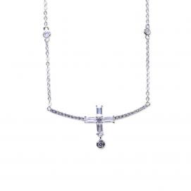 925 Silver Cubic Zirconia Necklace