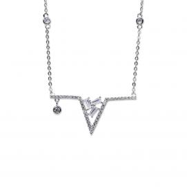 925 Silver Cubic Zirconia Necklace