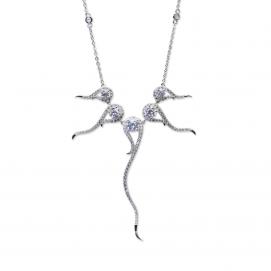 925 Silver Cubic Zirconia Necklace