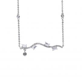 925 Silver Cubic Zirconia Necklace