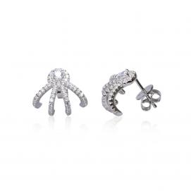 925 Silver Cubic Zirconia Earring