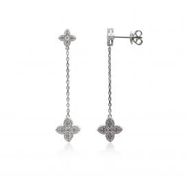 925 Silver Cubic Zirconia Earring