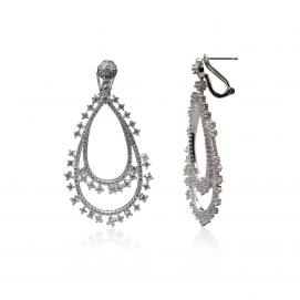 925 Silver Cubic Zirconia Earring