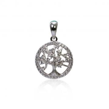 925 Silver Cubic Zirconia Pendant