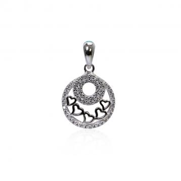 925 Silver Cubic Zirconia Pendant