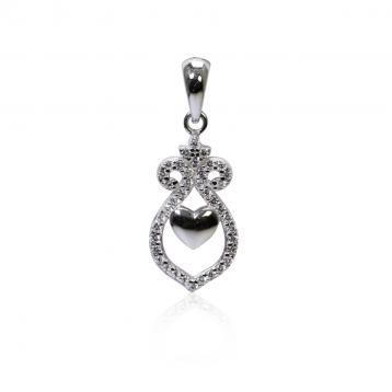 925 Silver Cubic Zirconia Pendant