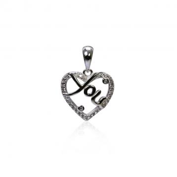 925 Silver Cubic Zirconia Pendant