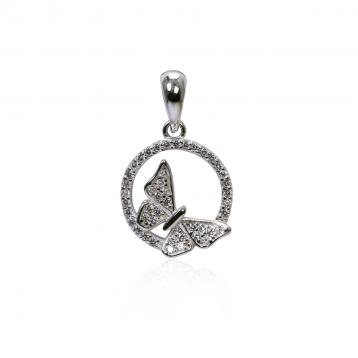 925 Silver Cubic Zirconia Pendant