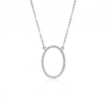 925 Silver Cubic Zirconia Necklace