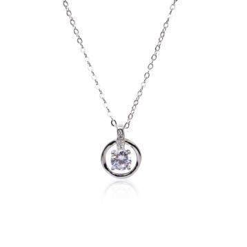 925 Silver Cubic Zirconia Necklace