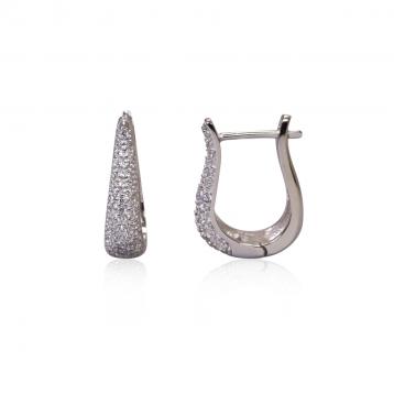 925 Silver Cubic Zirconia Earring