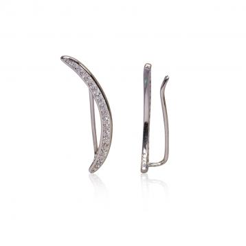925 Silver Cubic Zirconia Earring