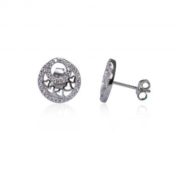 925 Silver Cubic Zirconia Earring