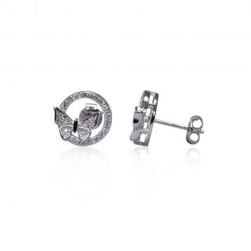 925 Silver Cubic Zirconia Earring