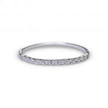 925 Silver Cubic Zirconia Bangle