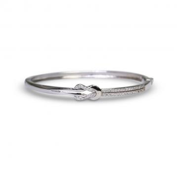 925 Silver Cubic Zirconia Bangle