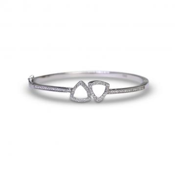 925 Silver Cubic Zirconia Bangle