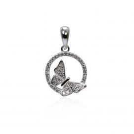 925 Silver Cubic Zirconia Pendant