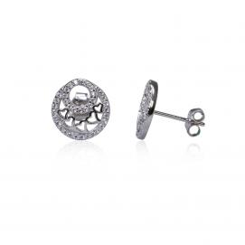 925 Silver Cubic Zirconia Earring