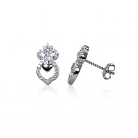925 Silver Cubic Zirconia Earring