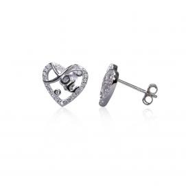 925 Silver Cubic Zirconia Earring