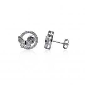 925 Silver Cubic Zirconia Earring