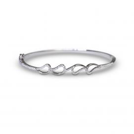 925 Silver Cubic Zirconia Bangle