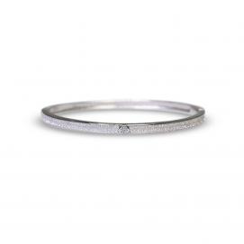 925 Silver Cubic Zirconia Bangle