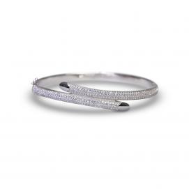 925 Silver Cubic Zirconia Bangle