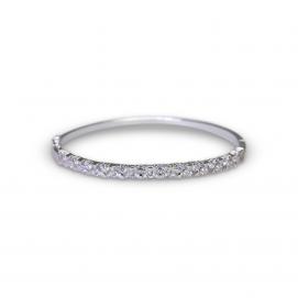 925 Silver Cubic Zirconia Bangle