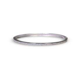 925 Silver Cubic Zirconia Bangle